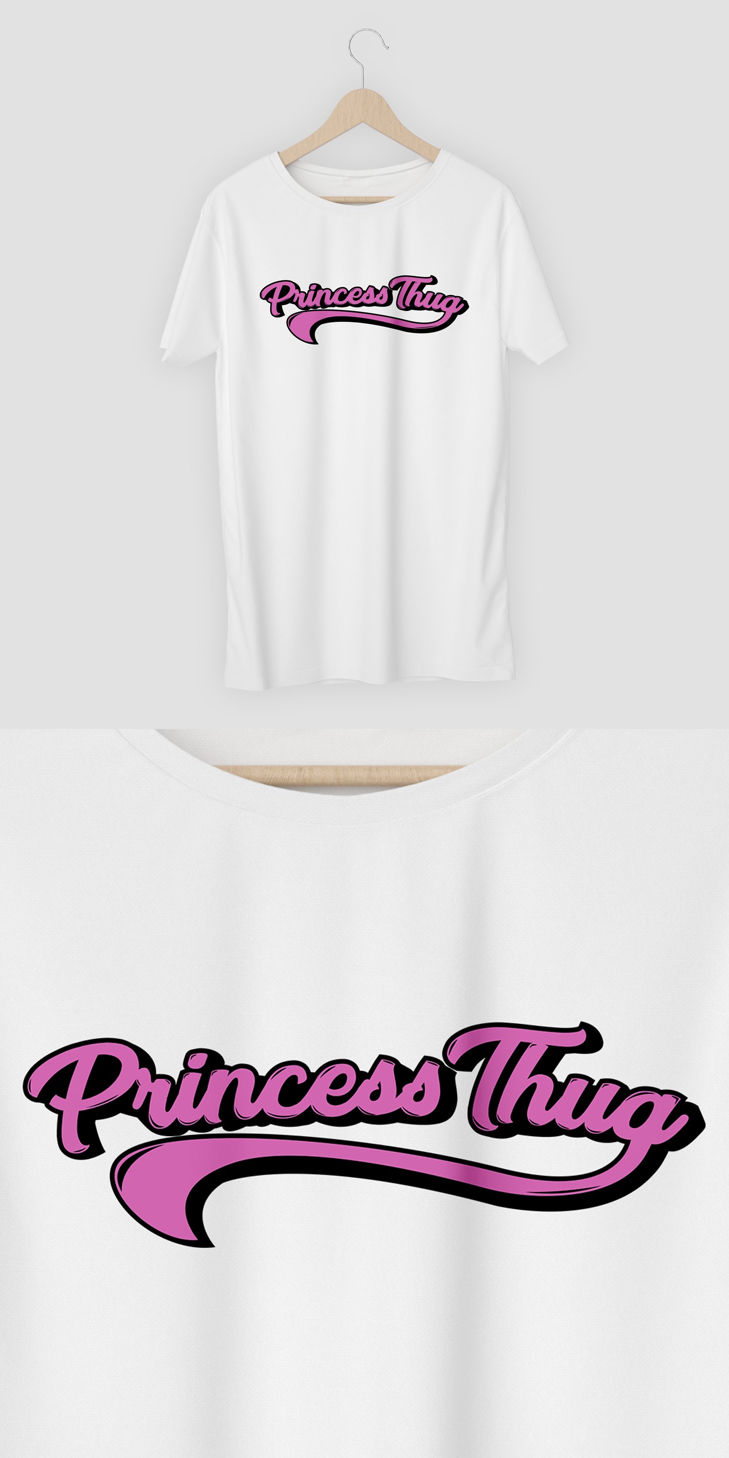 Image of OFFICIAL PRINCESS THUG T-SHIRT
