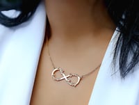 4 Name Infinity Necklace 