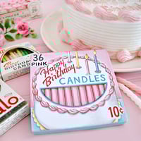 Image 2 of Box of Birthday Candles mini plaque 