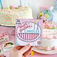 Image 4 of Box of Birthday Candles mini plaque 