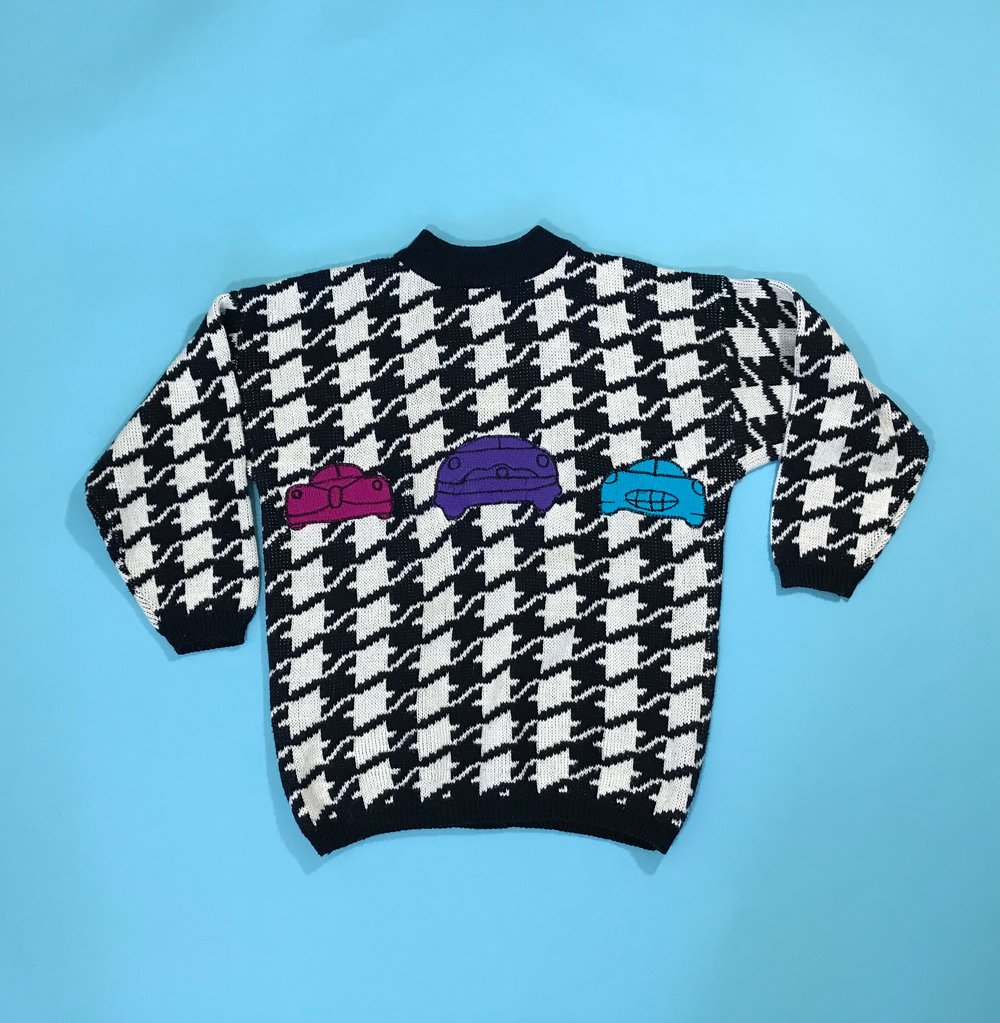 Image of Vintage Triple Car Sweater