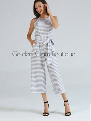Image of All Striped Out Jumpsuit