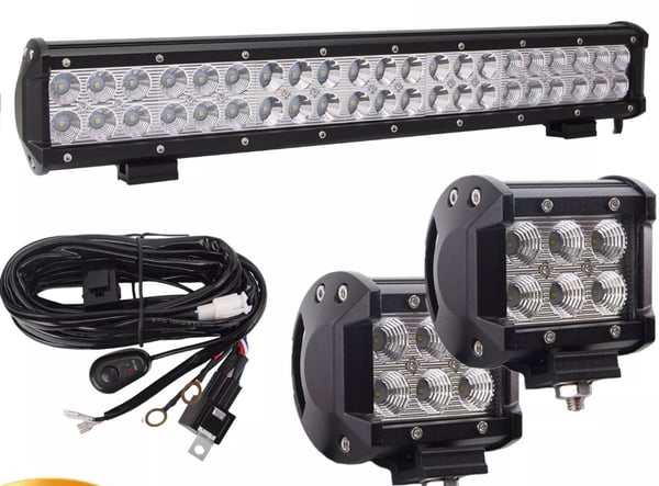 Image of 3-pc CREE led light kit/wire harness
