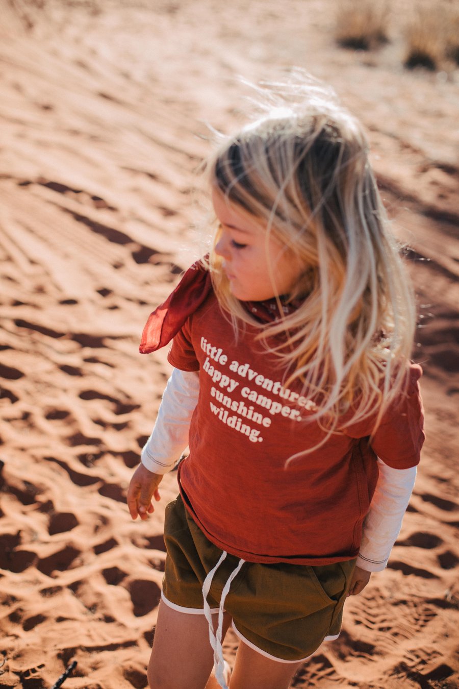 Image of Little Adventurer Tee - Burnt Sienna