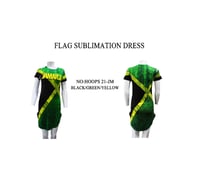 Jamaican Flag Sublimation Dress