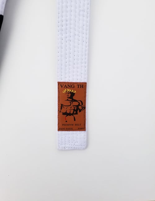 Image of Premium BJJ belt, white