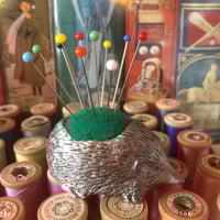 Image 3 of Squirrel & Hedgehog pincushions