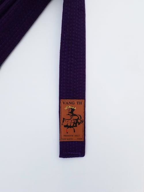 Image of Premium BJJ belt, purple
