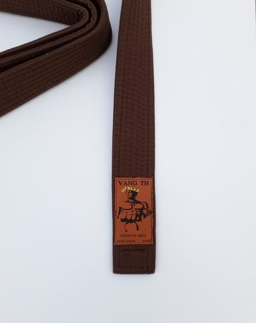 Image of Premium BJJ belt, brown