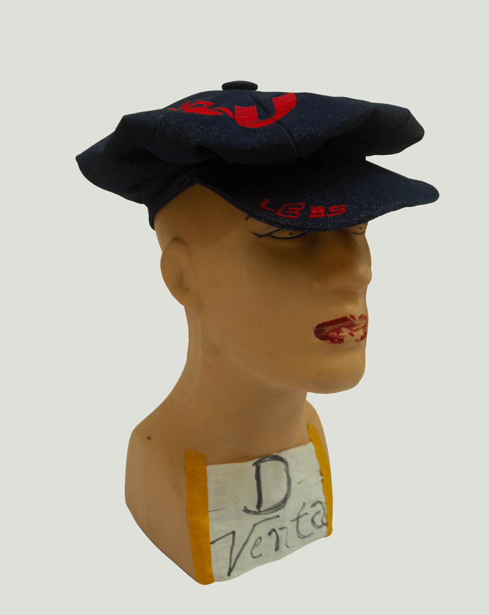 CONSUME LESS OVERSIZED DENIM CAP ~
