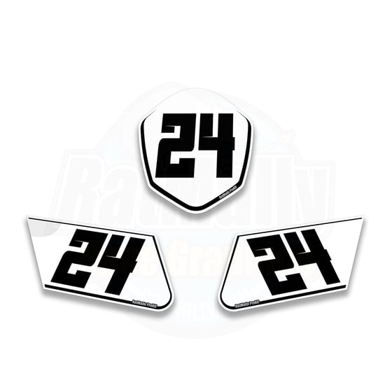 Image of Race Number Boards to fit Aprilia RSV4 (all)