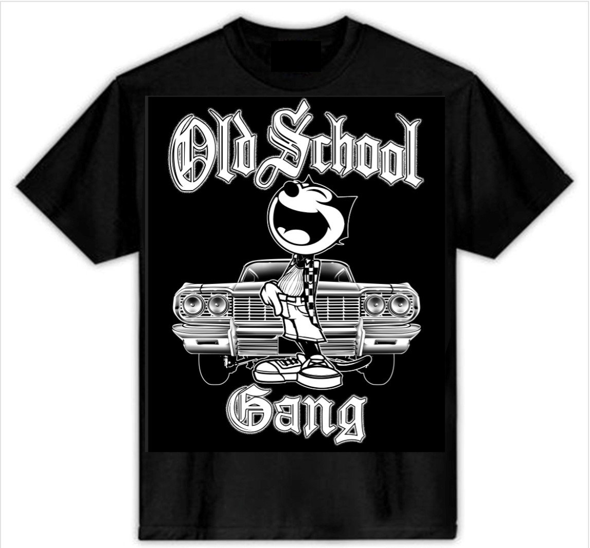 Image of #101 OLD SCHOOL GANG T-SHIRT