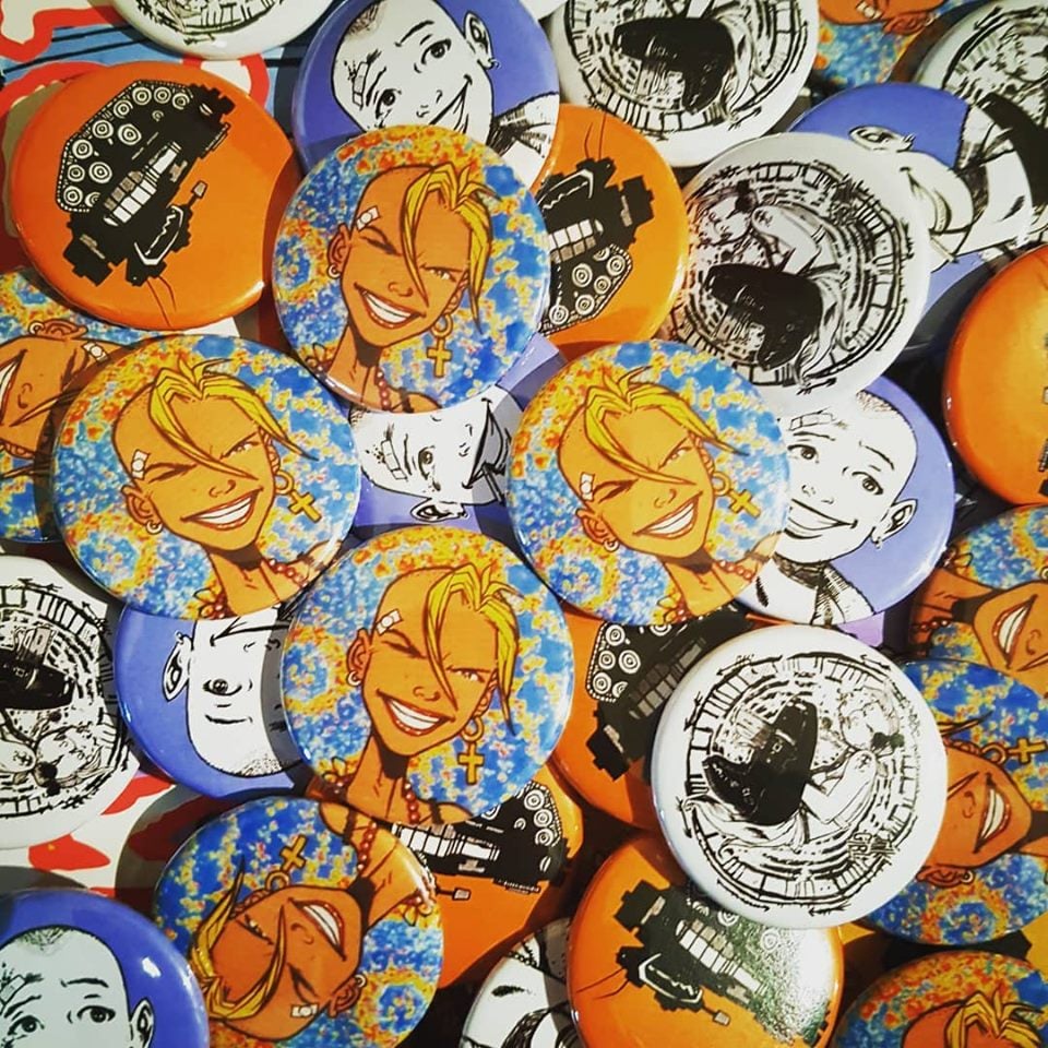 Image of Tank Girl Badges