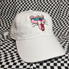 Pink Sunshine white strapback