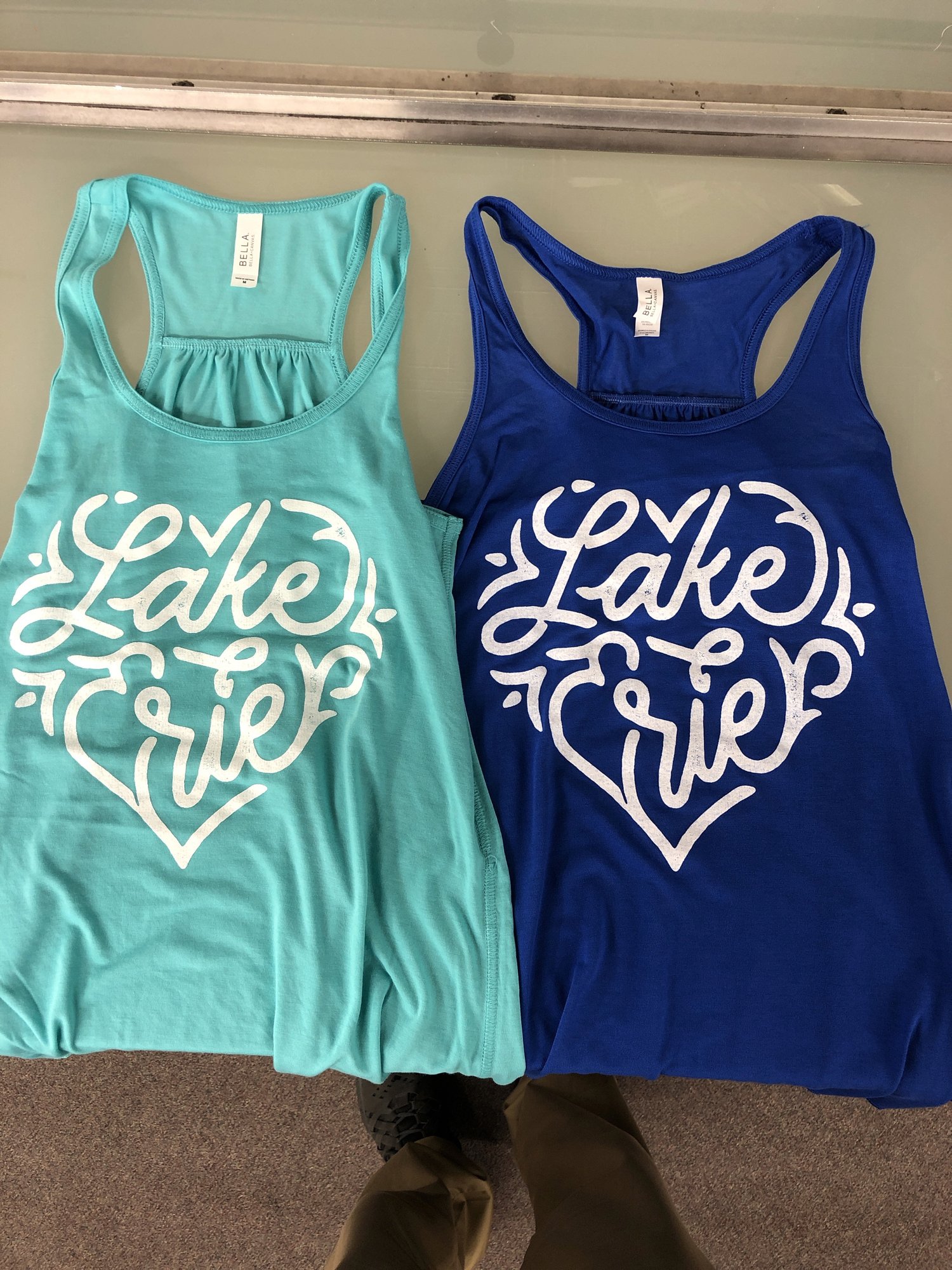 Image of Lake Erie Love Blue Tank