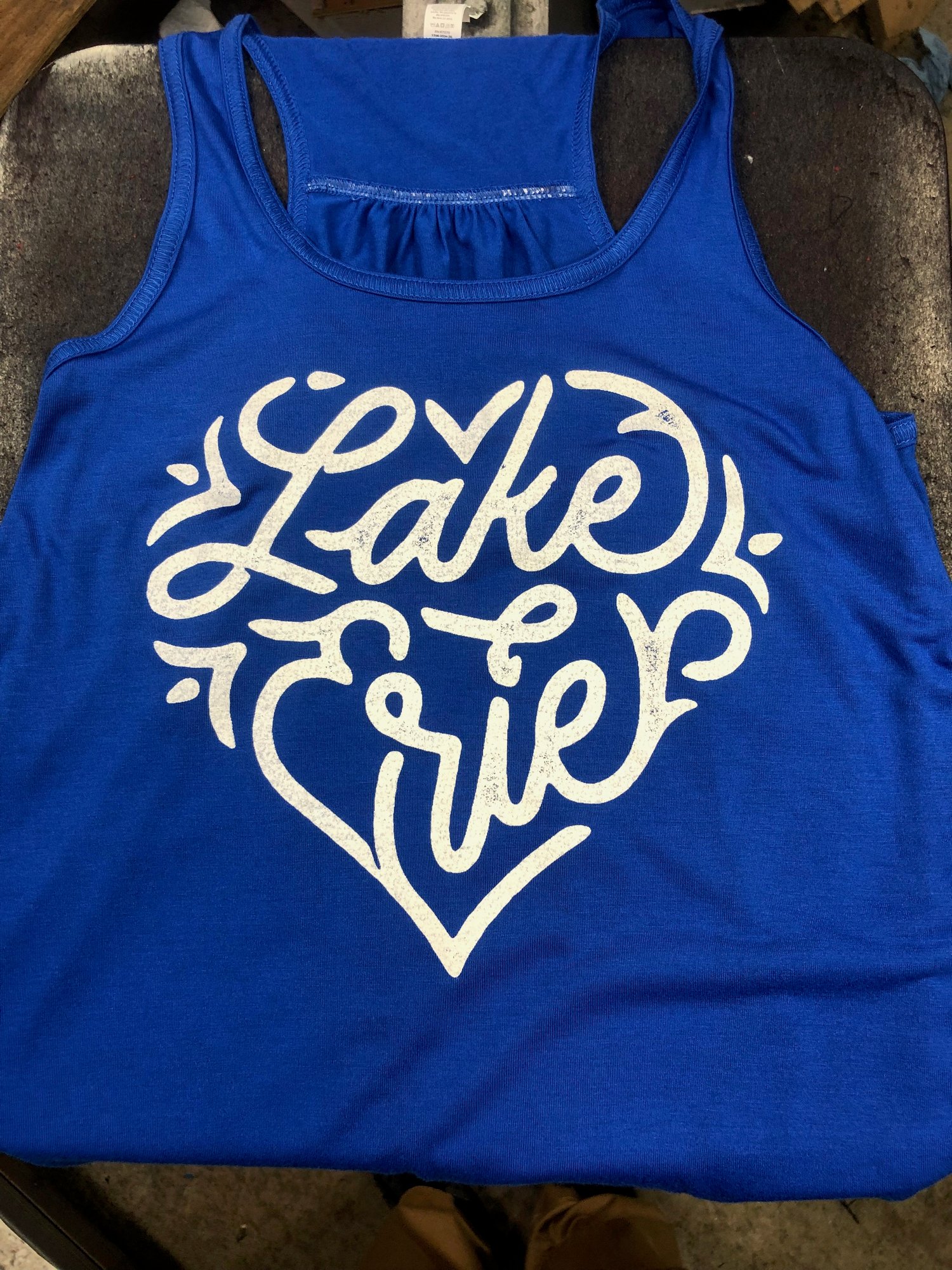 Image of Lake Erie Love Blue Tank