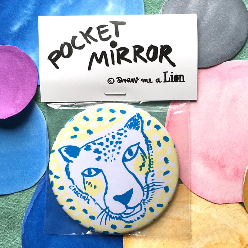 Image of Cheetah Pocket Mirror