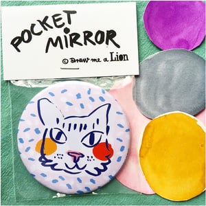 Image of Cat Pocket Mirror