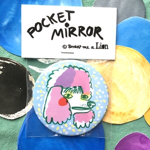 Image of Poodle Pocket Mirror