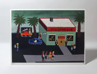 UNE DISCOTHÈQUE * limited edition Art Print