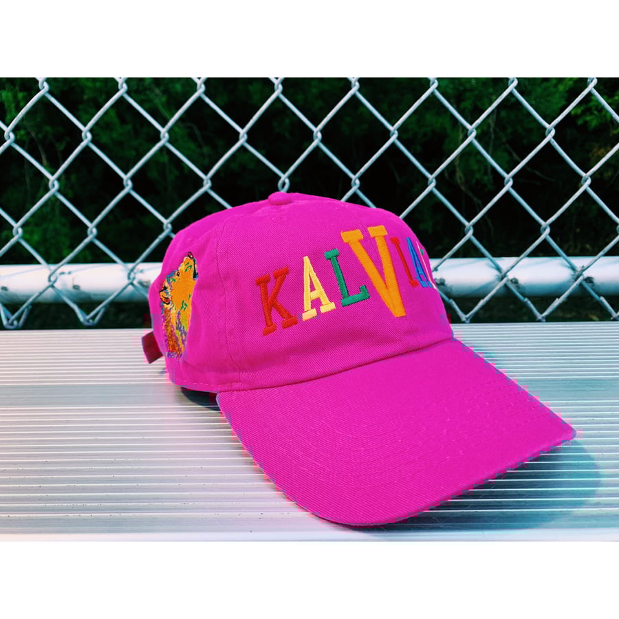 Image of KALVIARI UNIVERSITY KALEIDOSCOPE DADHAT PINK , ORANGE