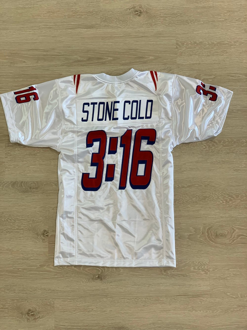 Breaking Grail Rare Stone Cold Patriots Jersey Large