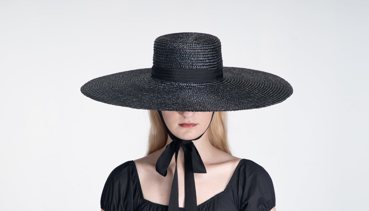 Image of S.o.S - Straw Brim Hat - 005