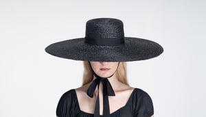 Image of S.o.S - Straw Brim Hat - 005