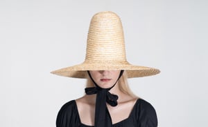Image of S.o.S - Straw Brim Hat - 009