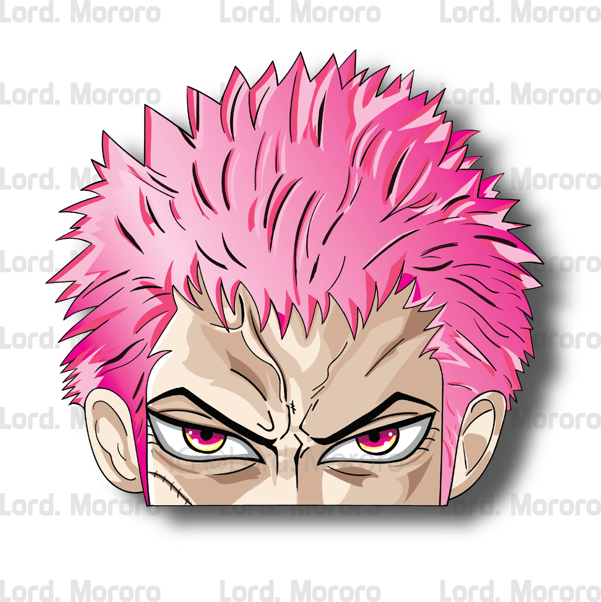KATA KURI Holographic sticker Lord mororo KATA KURI Holographic sticker Lord mororo