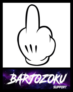 Image of XXL - Stickers de portières FUCK Barjozoku