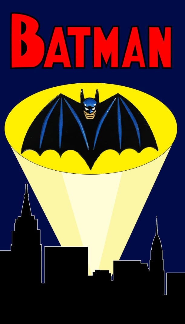 Classic Batman Logo | TroubleMakerDesigns