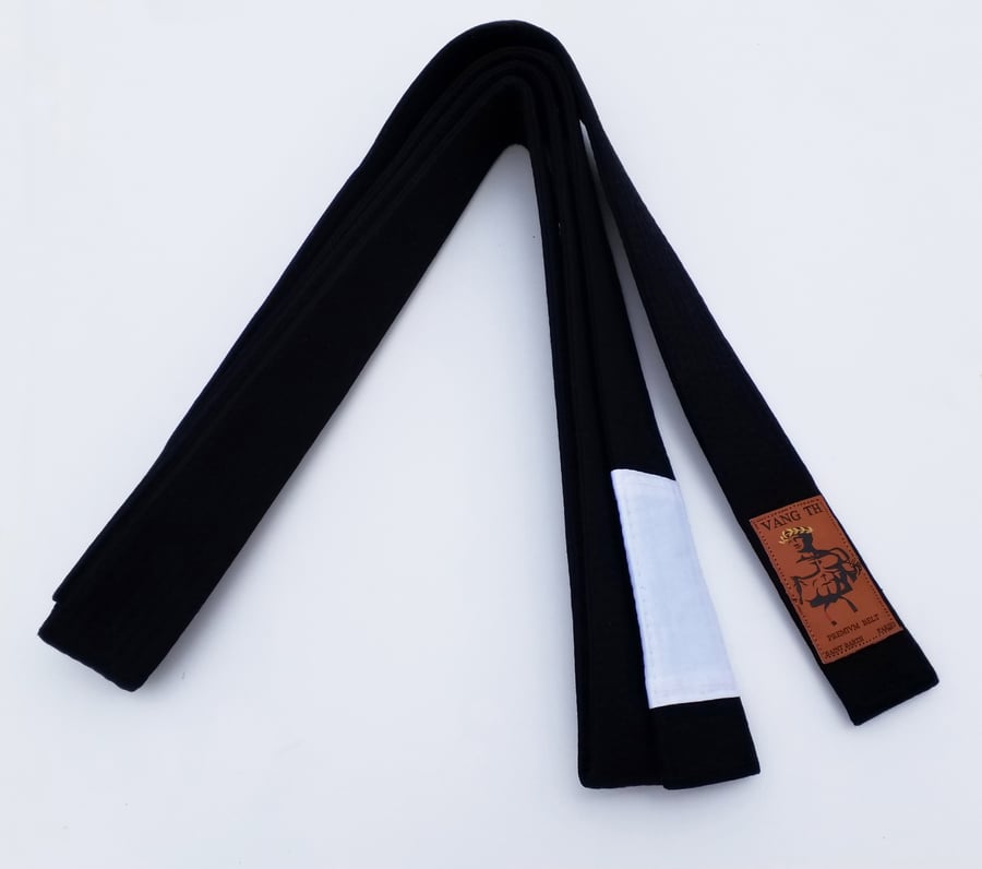 Image of Premium BJJ belt, Competition Black Belt