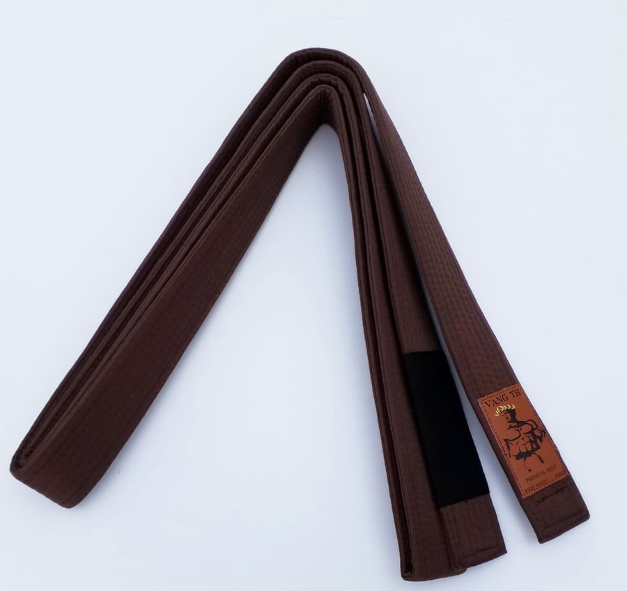 Image of Premium BJJ belt, brown