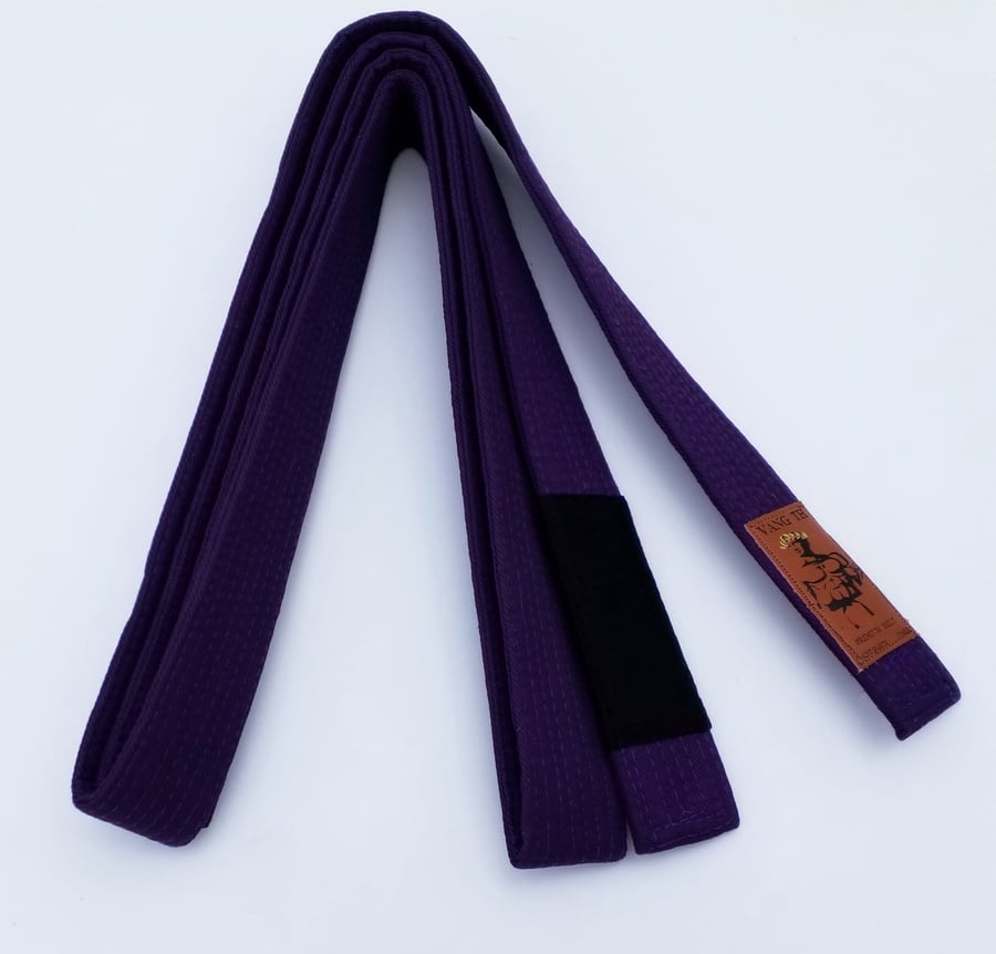 Image of Premium BJJ belt, purple