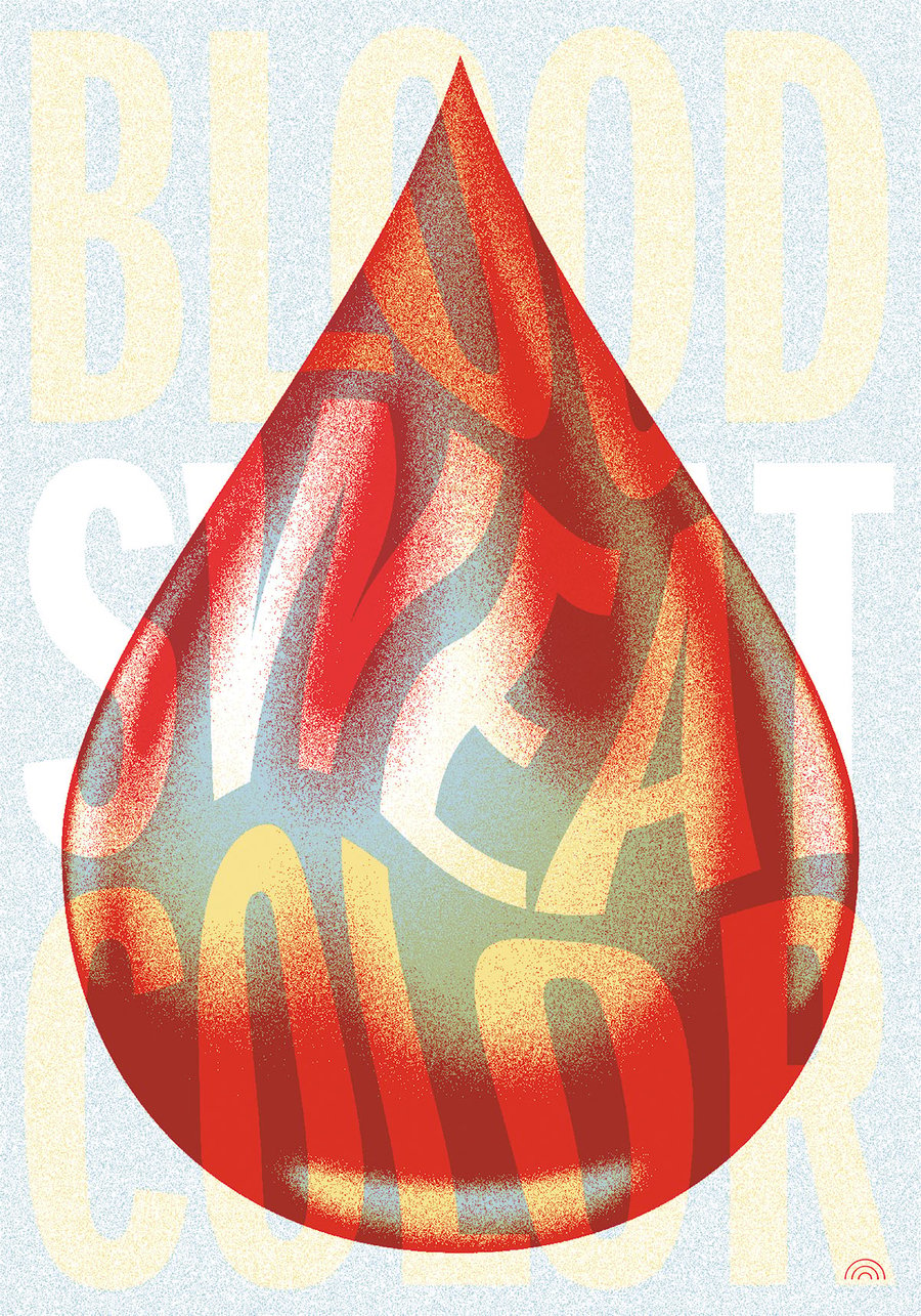 Image of BLOOD SWEAT COLOR