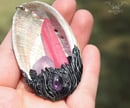 Image 2 of Amethyst Abalone Shell Necklace II