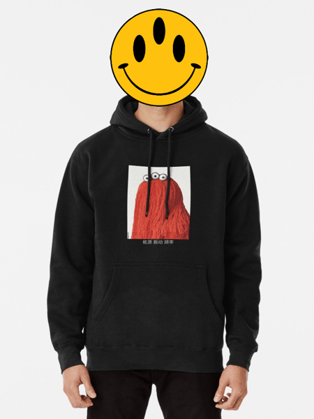 Image of Red Guy - Pullover Hoodie (Black)