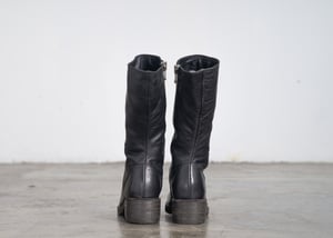 Image of Handcrafted Leather Mid-Calf  Boots