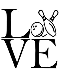 Image 2 of Love Sports Decals