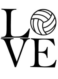 Image 3 of Love Sports Decals