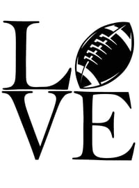 Image 4 of Love Sports Decals