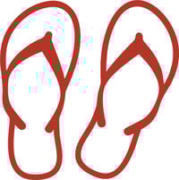 Flip Flops Decal