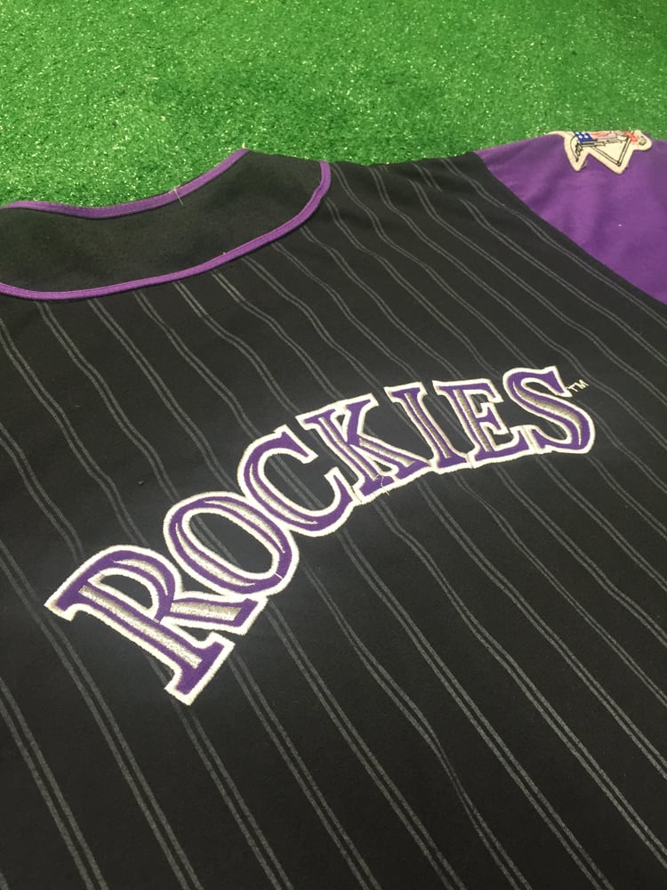 90's Colorado Rockies Starter 3/4 MLB T Shirt Size XL – Rare VNTG