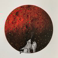 Image 3 of Wolf Blood Moon