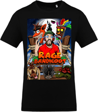 RAGE BANDICOOT T-SHIRT (BLACK)