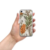 Image 5 of Art Nouveau Inspired Light and Airy Boho Floral Sketch Clear Case for iPhone®