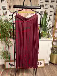 Image 1 of NWT metallic pleated skirt 