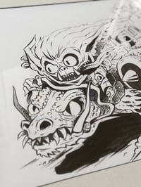Image 3 of Draconautics Engineer - Magic The Gathering - Original Inking