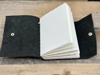 Image 5 of Medium Leather Woven Chain Stitch Blank Book